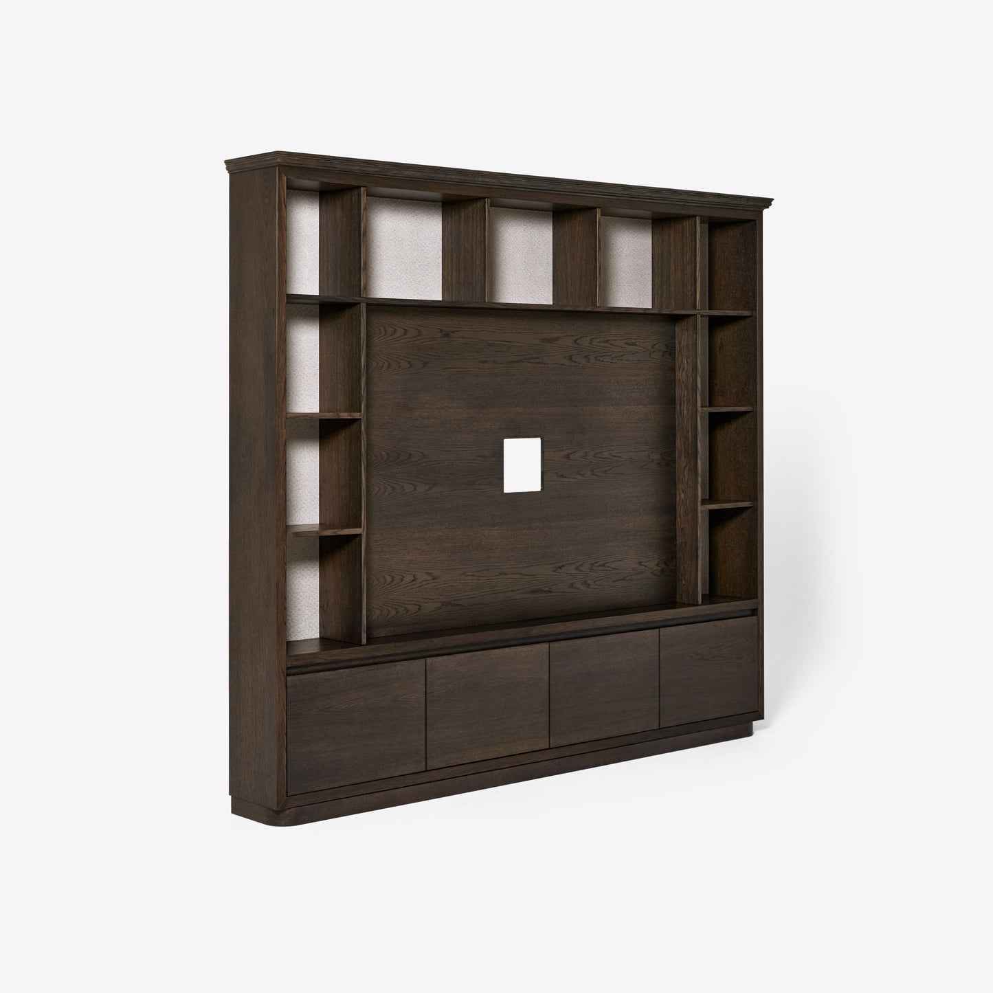 The Windsor media unit - with Pelmet